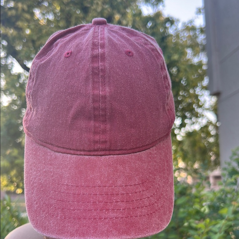 Casual Red Baseball Cap